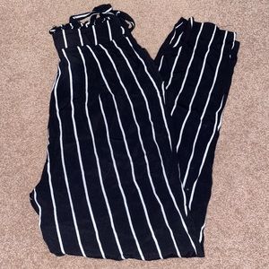 Black/white pant